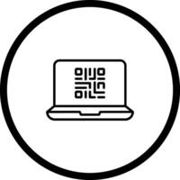 QR Code Scanner App Icon Design vector