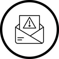 Spam Filter Icon Design vector