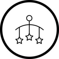 Crib Dreams Icon Design vector