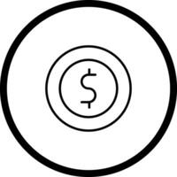 Coin Icon Design vector
