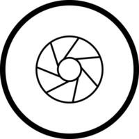 Aperture Artifacts Icon Design vector