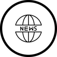 News Website Icon Design vector
