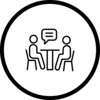 News Interview Icon Design vector