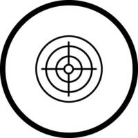 diseño de icono de destino vector