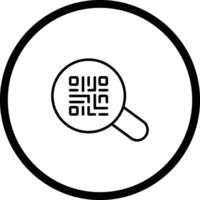 QR Code App Icon Design vector