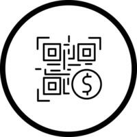 QR Code Payment Icon Design vector