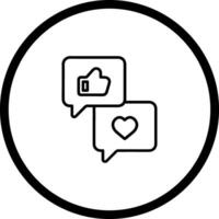 User Feedback Icon Design vector