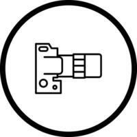 DSLR Essentials Icon Design vector