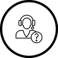 Help Request Icon Design vector