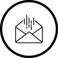 Mail Sorting Icon Design vector