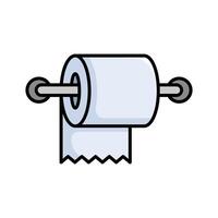 toilet tissue icon design template simple and clean vector