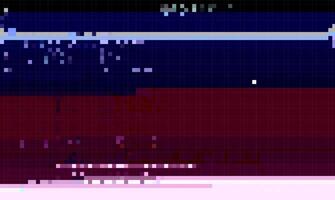 Trendy glitch pattern on dark background. Abstract geometric elements vector