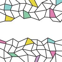 Abstract background template trendy flat style vector
