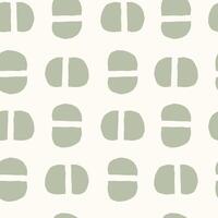 Abstract Neutral Seamless Pattern with Round Shapes vector