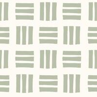Abstract Checkered Seamless Pattern in Hand Drawn style vector