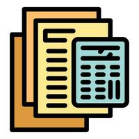 Electronic document management system managing files with barcode scanner vector