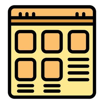 sitio web estructura metálica demostración modelo estructura para usuario interfaz diseño vector
