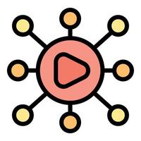 marketing strategy for digital content sharing platform vector