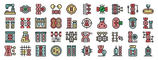 Scientists modifying dna using various equipment and methods vector