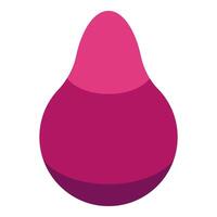 Pink gradient abstract shape blob element design vector