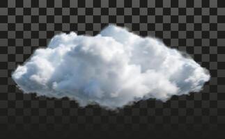 A large white cloud with a dark blue background. The cloud is fluffy and white, and it looks like it's about to rain vector