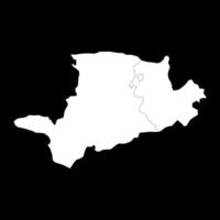 Kalbajar district map, administrative division of Azerbaijan. vector