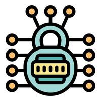 Decentralized network security system with password protection vector