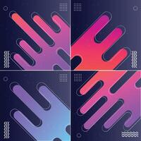 Abstract background with lines and shapes vector