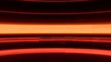 Smooth, horizontal red light streaks against a dark background, evoking speed and intensity video