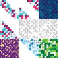 Abstract geometric background vector