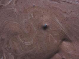 chocolate ice cream texture photo
