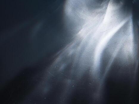 White reflection on rough aluminum surface for abstract background. photo