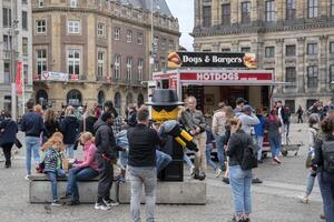 Taking Photo At A Lego Puppet From Andre Hazes At Amsterdam The Netherlands 18-6-2021
