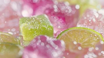 A Symphony of Citrus and Ice in the Summer Sun photo