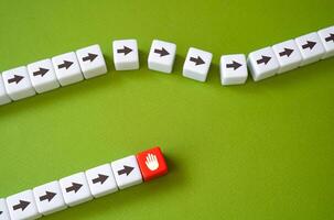 Select only one option to continue. Focus on. Concentrate on a single task. Stop the discrepancies. photo