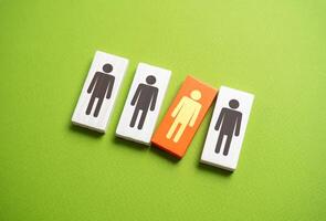 A lopsided person in a team. The concept of not fitting in with a team. Conflicts and disputes. Socially toxic. Incompetent. Out of order, health problems. photo