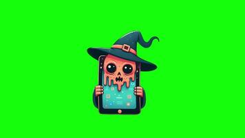 Tech Witch with a Magic Tablet video