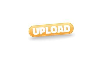 A button with the word upload on it video