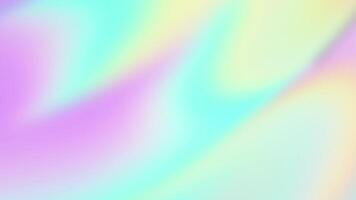 Abstract retro 80s-90s hologram gradient colors pastel modern background. Design texture wave colorful neon rainbow pattern. video