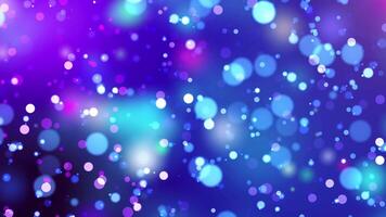 Abstract shining blurred glowing bokeh lights effect background. 4K video
