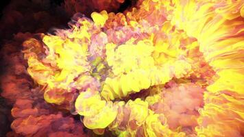 abstraction on the theme of the cosmic nebula and the birth of new universes video
