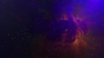 abstraction on the theme of the cosmic nebula and the birth of new universes video