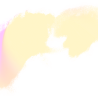Gorgeous Pink Yellow gradient brush strokes blending into soft gritty grunge details png