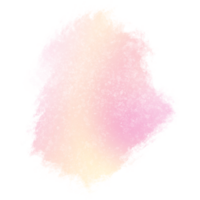 Textured gradient stroke in pink and Yellow with a rough hand drawn look png
