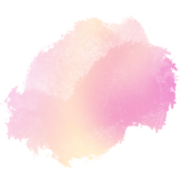 Rugged gradient stroke in pink and Yellow with a textured hand drawn effect png