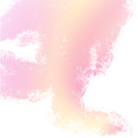 A rugged hand sketched gradient stroke in pink and Yellow with rough textures png
