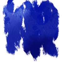 Smooth blue brush stroke with rough grunge edges and soft blending png