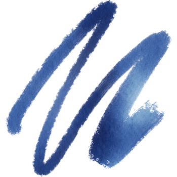 Blau Aquarell Bürste Schlaganfälle Fading in Fett gedruckt grobkörnig Grunge inspiriert endet png