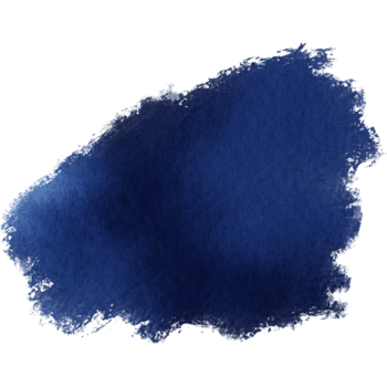 Hand gezeichnet Blau Aquarell Schlaganfälle mischen in Rau texturiert Grunge inspiriert endet png
