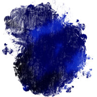 A vibrant Blue watercolor smoothly blending into soft grunge textured details png